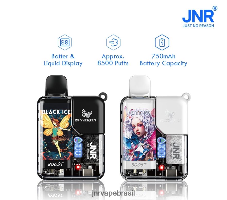 JNR VAPE | borboleta jnr gelo preto 6F8NL857