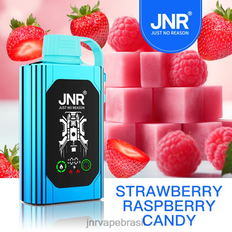 6246P82 JNR SHISHA caixa doce de morango e framboesa | JNR VAPE BRASIL