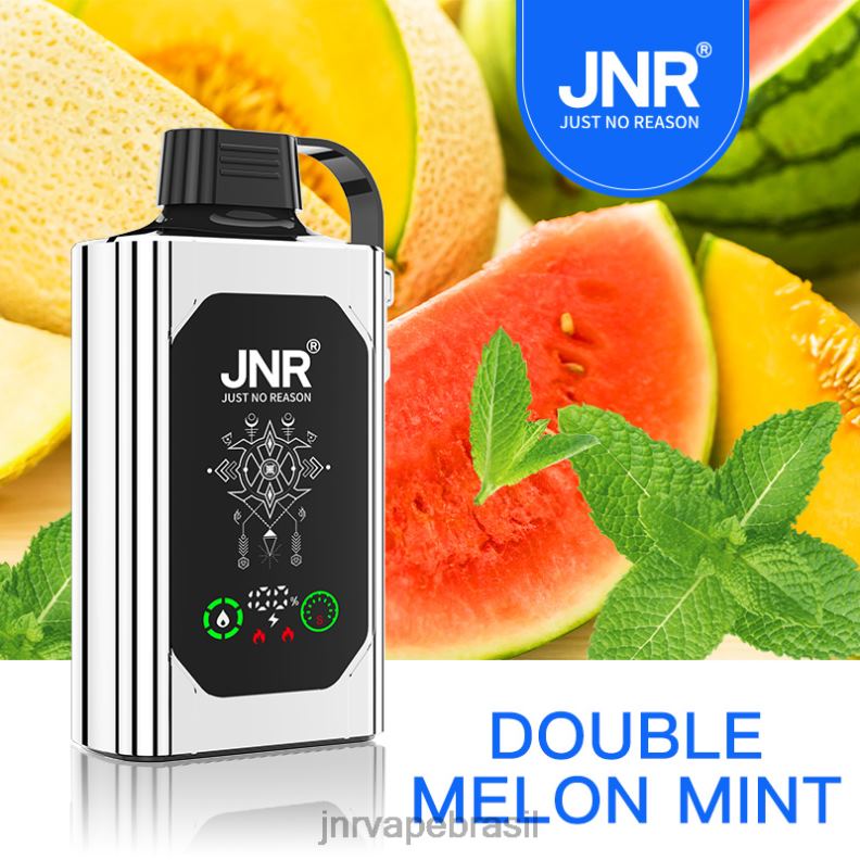 6246P89 JNR SHISHA caixa melão duplo menta | JNR VAPE NICOTINE CONTENT