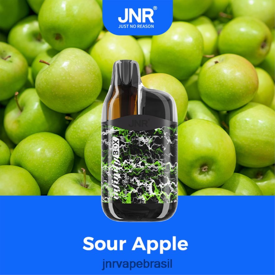 JNR VAPE FLAVOURS | caixa infinita jnr maçã ácida 6F8NL894