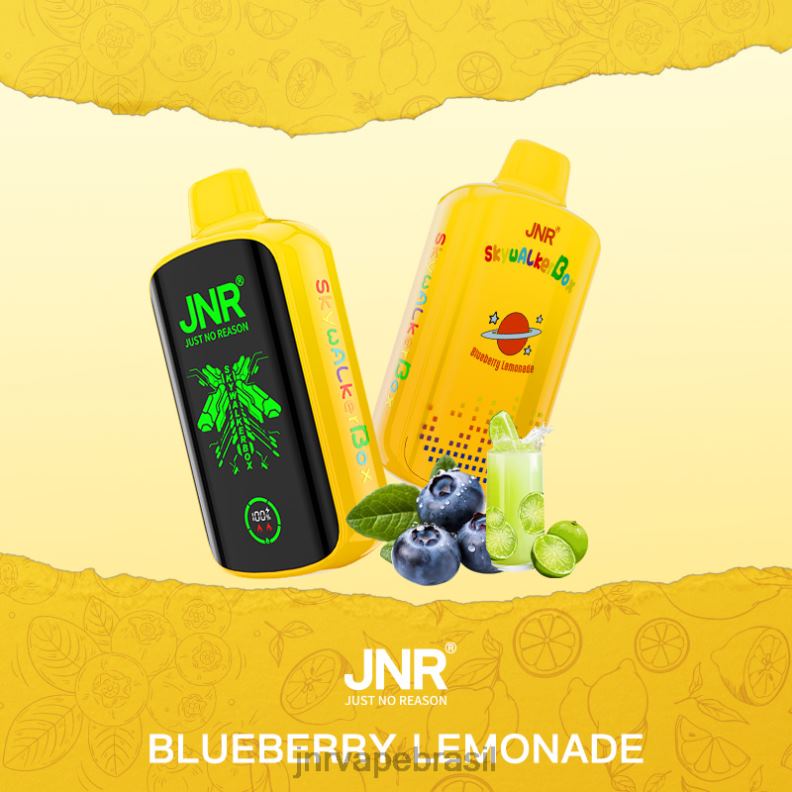 6246P42 JNR SKYWALKER caixa limonada de mirtilo | JNR VAPE BRASIL