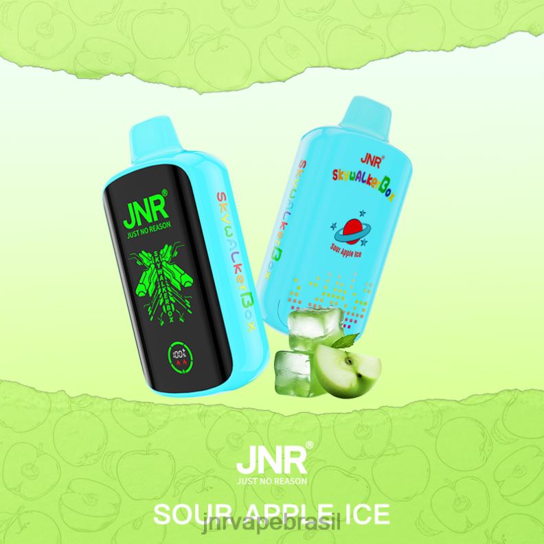 6246P43 JNR SKYWALKER caixa gelo de maçã azeda | JNR VAPE BRASÍLIA