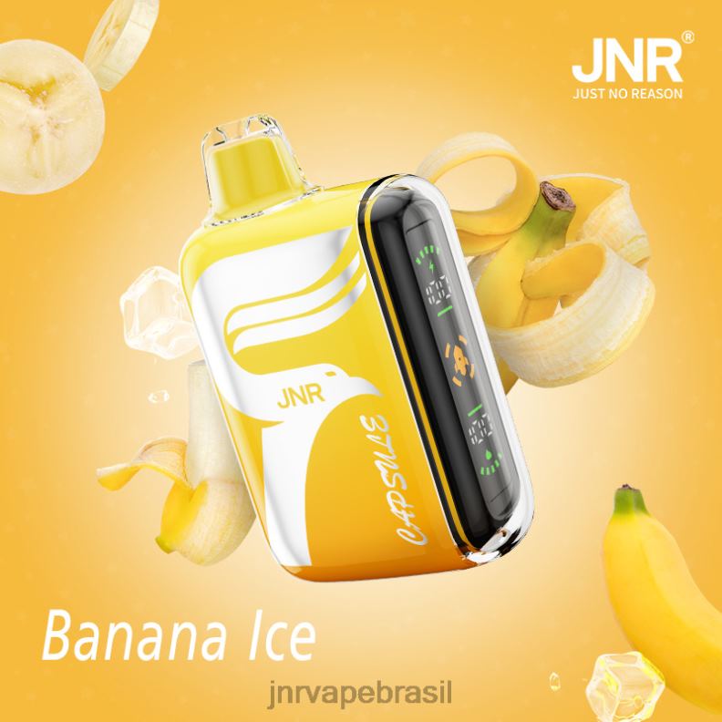 6246P56 JNR cápsula gelo de banana | JNR VAPES WEBSITE