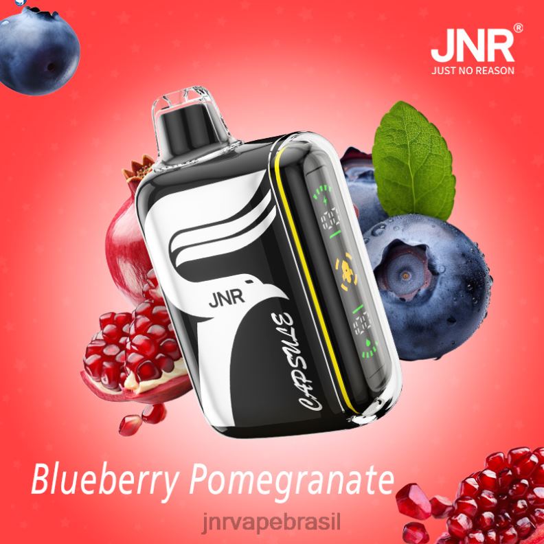 6246P59 JNR cápsula mirtilo-romã | JNR VAPE NICOTINE CONTENT