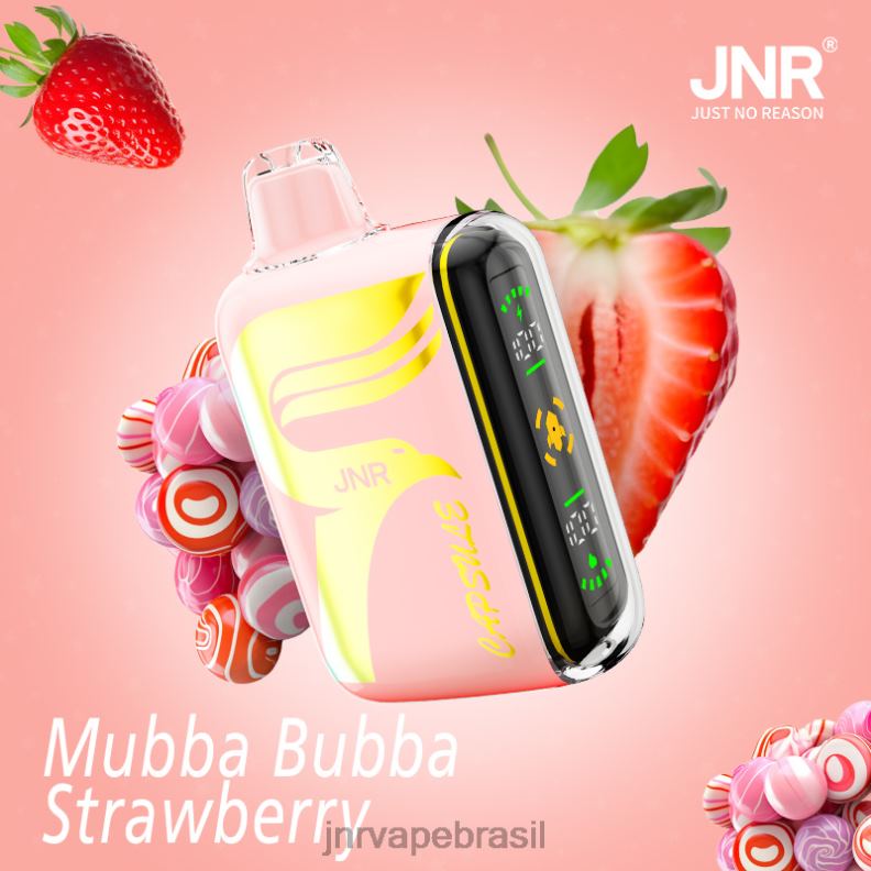 6246P65 JNR cápsula mubba-bubba-morango | JNR VAPE SHOP