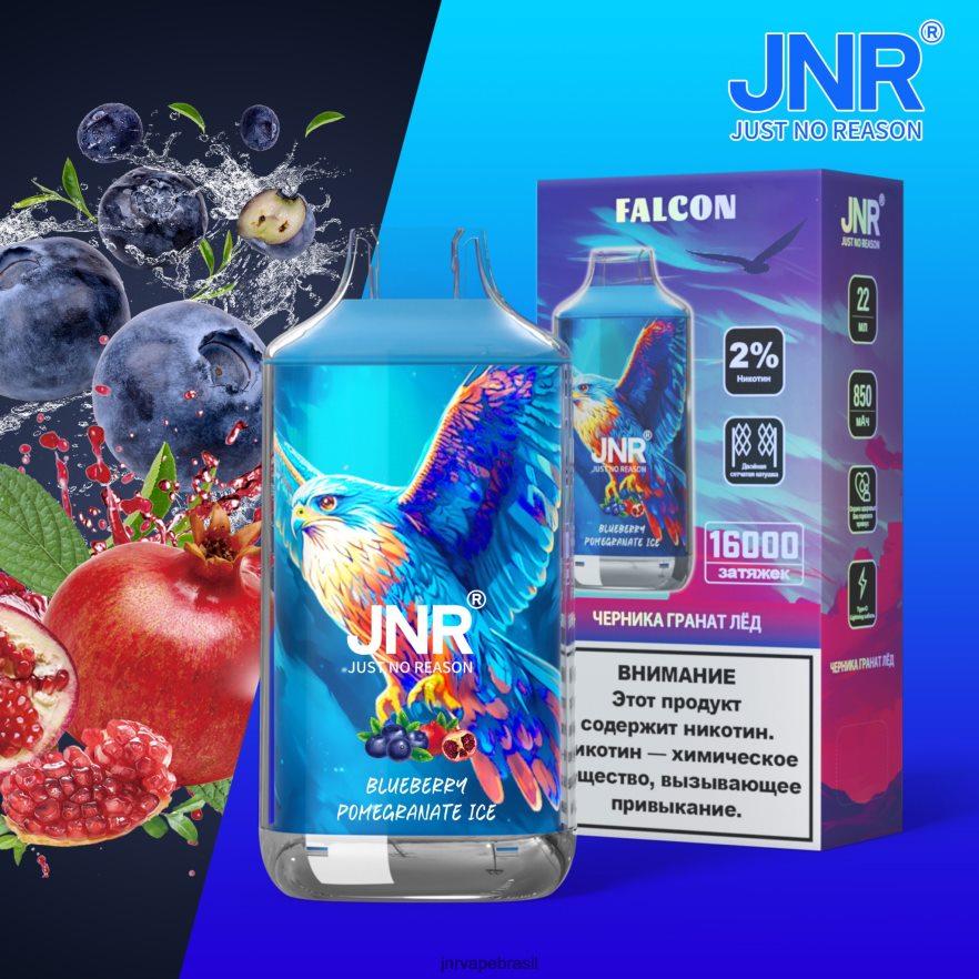 JNR VAPE BRASIL | falcão jnr gelo de romã de mirtilo 6F8NL8193