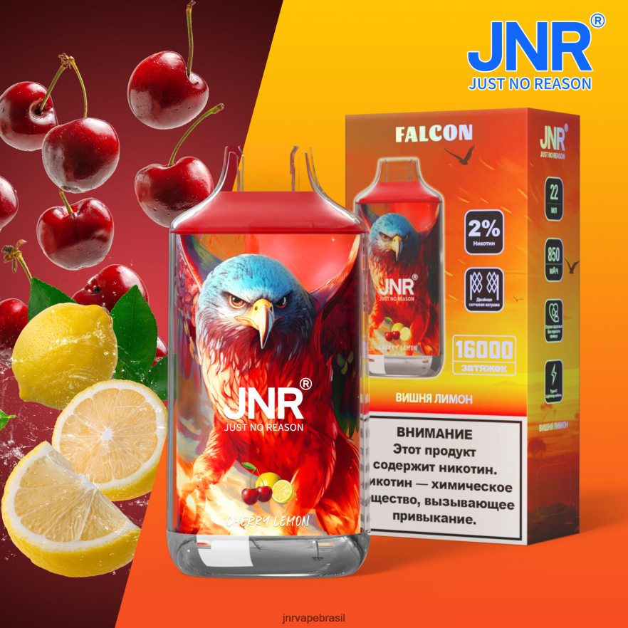 JNR VAPE NICOTINE | falcão jnr limão cereja sem frutas 6F8NL8218