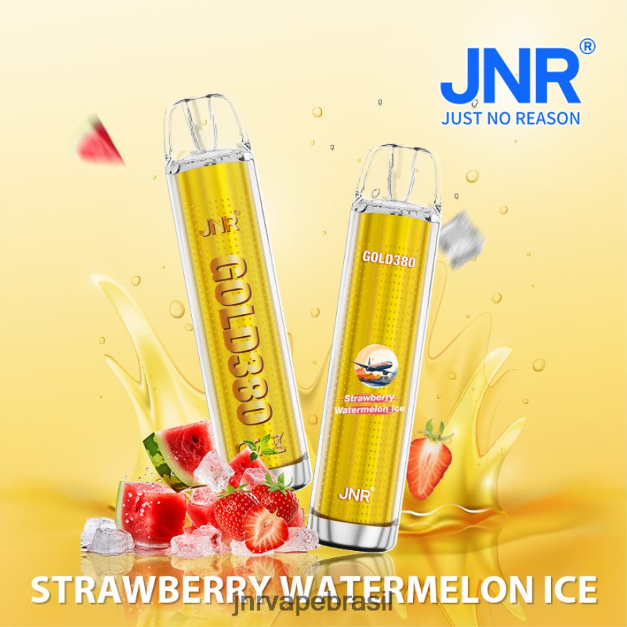 JNR VAPE NICOTINE CONTENT | jnr gold380 gelo de melancia de morango 6F8NL846