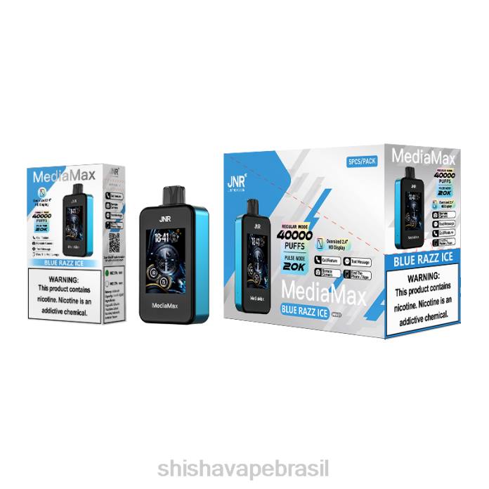 JNR MediaMax 40k sopro gelo azul 00Z421 | JNR VAPE SHOP