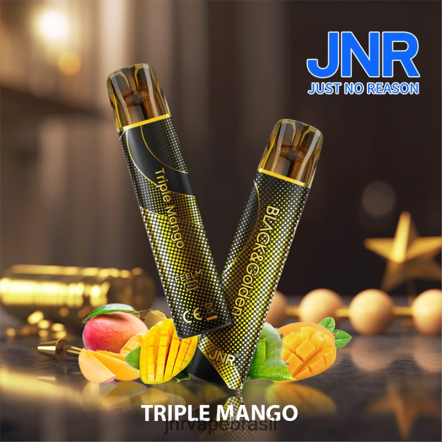 JNR VAPE PODS | jnr preto e gloden manga tripla 6F8NL8285