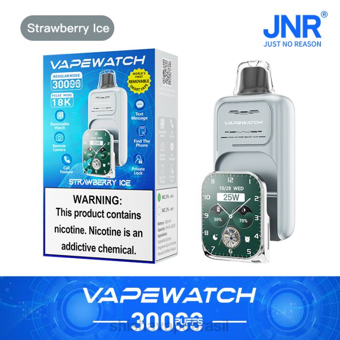 JNR relógio vaporizador gelo de morango 00Z410 | JNR VAPE PRICE