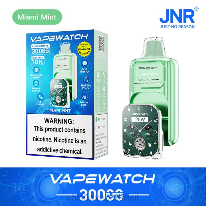 JNR relógio vaporizador hortelã de miami 00Z48 | JNR VAPE