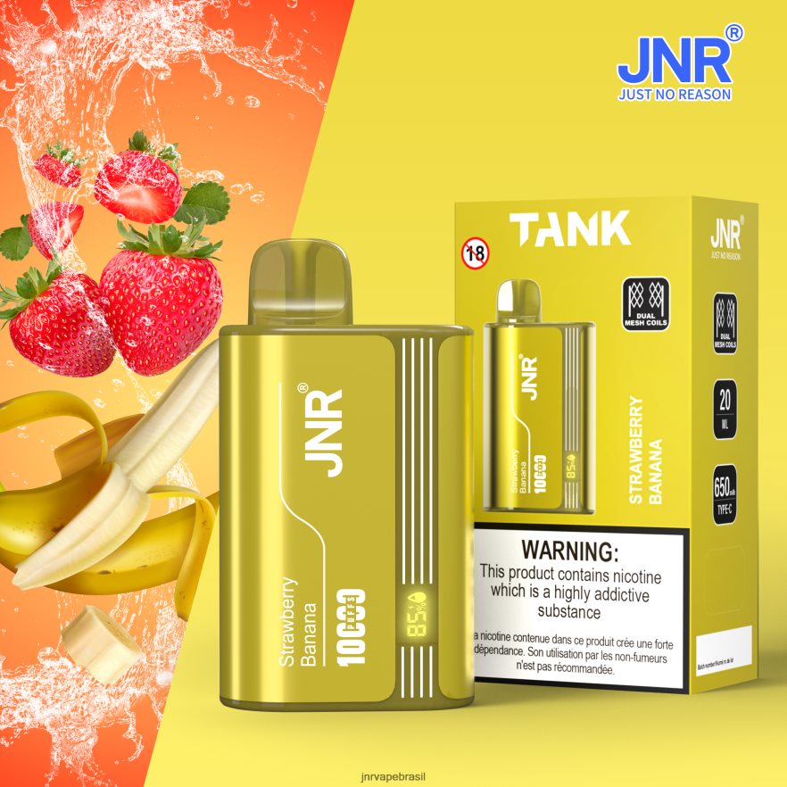 JNR VAPE NICOTINE | tanque jnr morango banana 6F8NL828